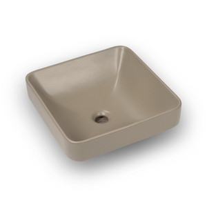 Kohler Forefront 方形獨立盆 (奶茶色) - 無搭配龍頭台面