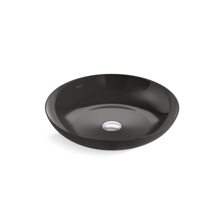 Kohler Slice Steel 鋼製圓形面盆 深90mm - 黑