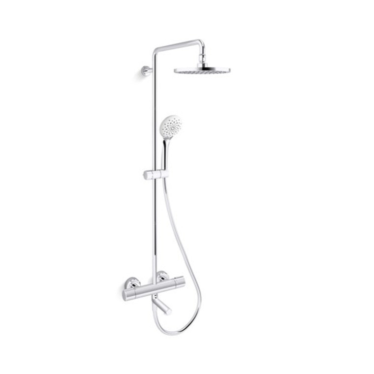 Kohler Atom 恆溫三出水淋浴柱 (鍍鉻)