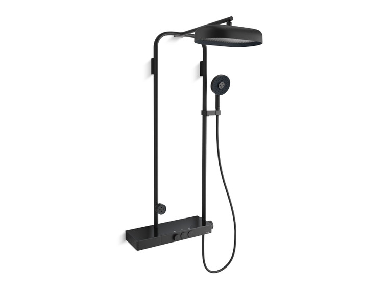 SpaViva 三出水恆溫淋浴柱 (霧黑)