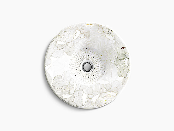 Kohler Empress Bouquet 藝術系列夏宮獨立盆