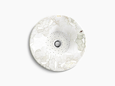 Kohler Empress Bouquet 藝術系列夏宮獨立盆