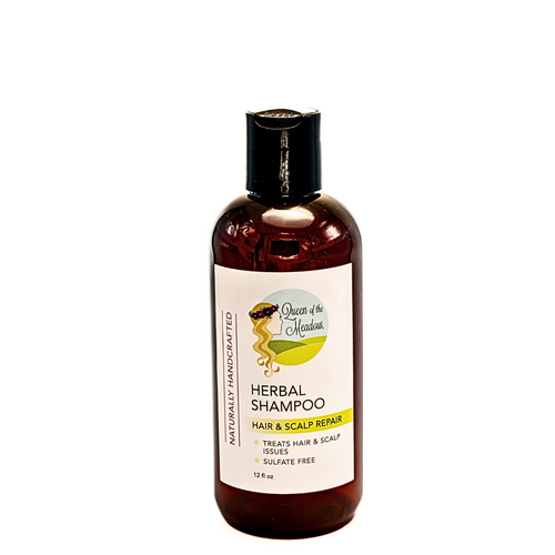 Shampoo HAIR & SCALP REPAIR, an all-natural and mild herbal shampoo specially formulated to address hair and scalp issues. Designed with care, this shampoo will leave your hair and scalp feeling rejuvenated and revitalized. Our shampoo offers numerous benefits, making it a go-to solution for your hair care needs. It effectively cleanses, conditions, and repairs your hair while soothing an itchy scalp and treating dandruff. Furthermore, it stimulates hair growth, promoting healthy and strong locks.
Formulated with a plant-based blend, our shampoo is free from SLS (sodium lauryl sulfate), ensuring a gentle and nourishing experience. We take pride in being cruelty-free and producing our products sustainably off the grid, aligning with our commitment to environmental responsibility.