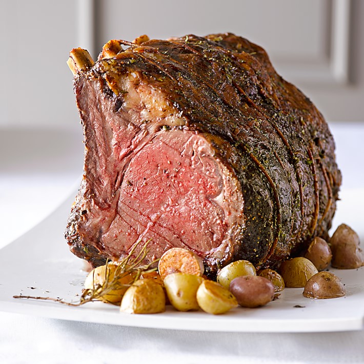 French Rack of Bison - Bone-in Prime Rib Roast - The Honest Bison