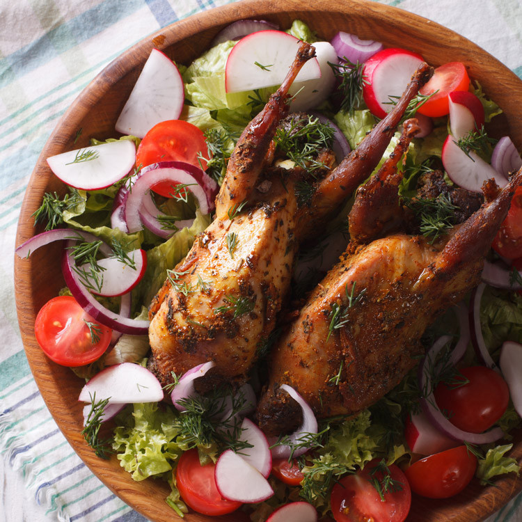 Quail SemiBoneless 1.8 lbs Sayersbrook Bison Ranch