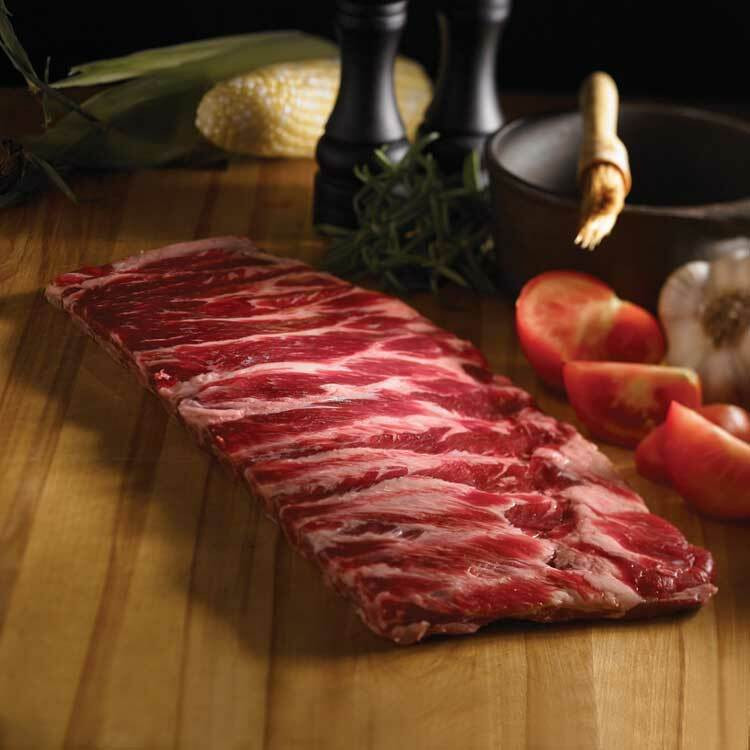 Wild Boar Back Ribs - approx.4 LBS (2 racks) - Sayersbrook Bison Ranch