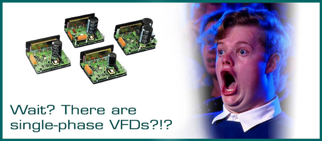 VFD’S for Single Phase Motors?