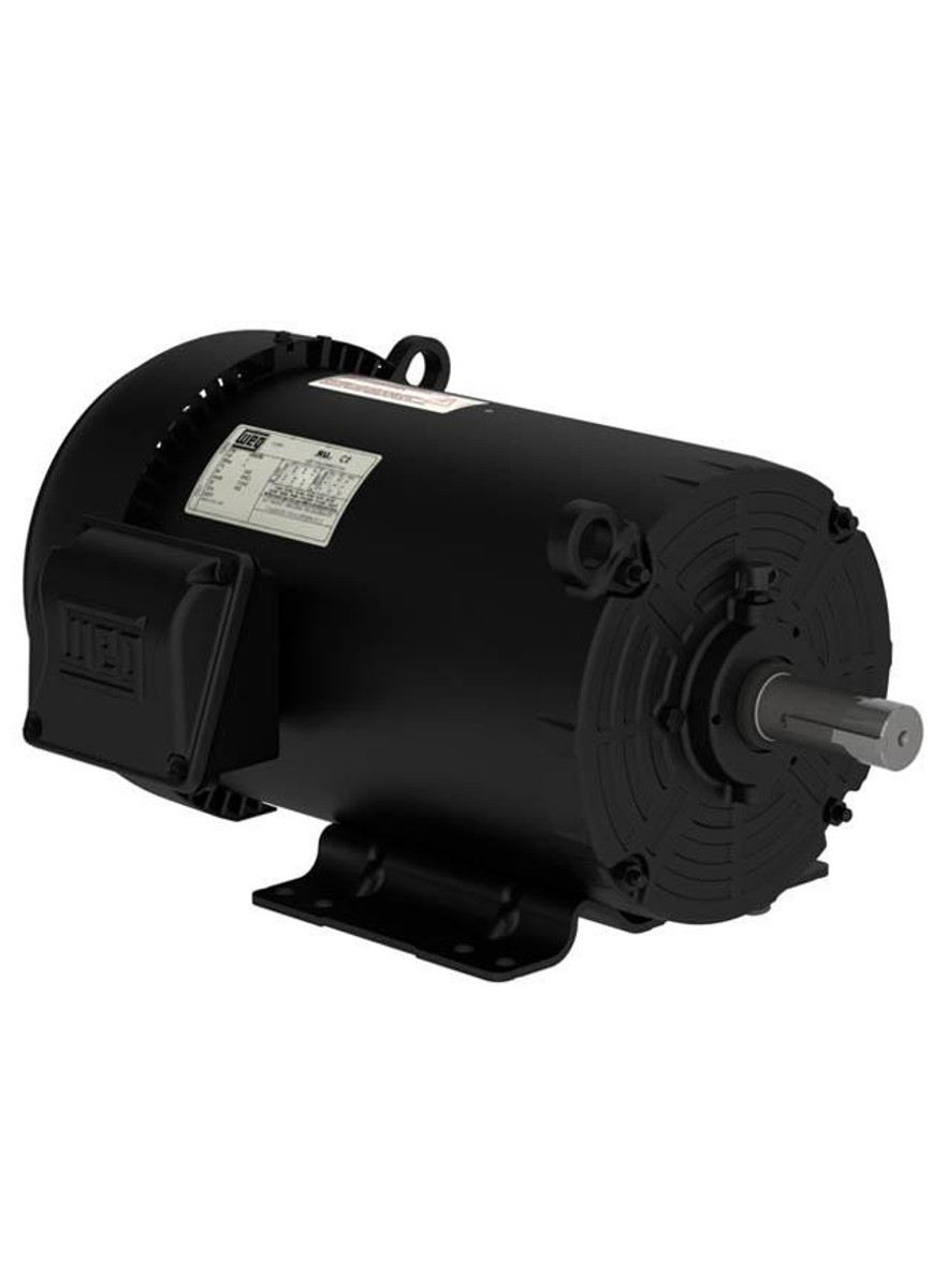 Motor, 3 Phase, 3hp, 3600rpm, TEFC, Foot Mount