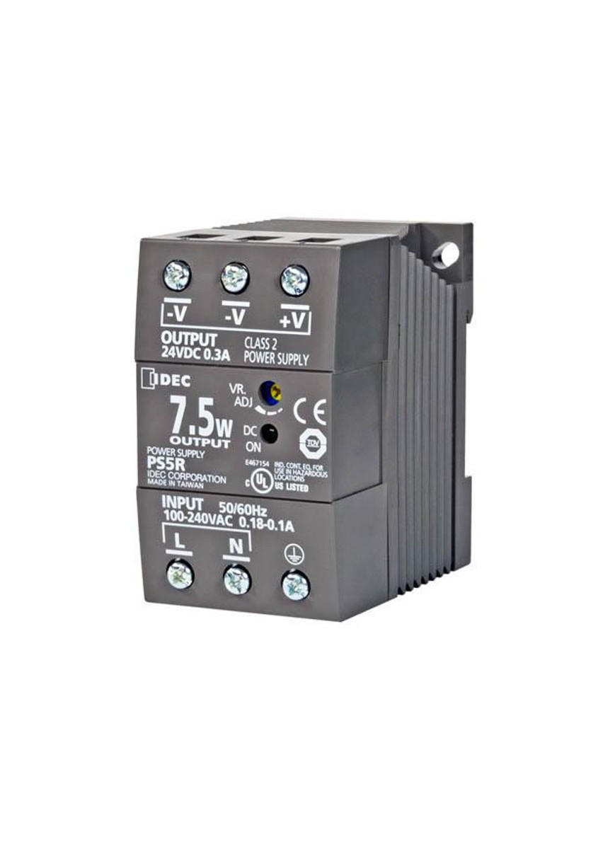 Power Supply, Compact, DIN-Rail Mount, 7.5W, 5V