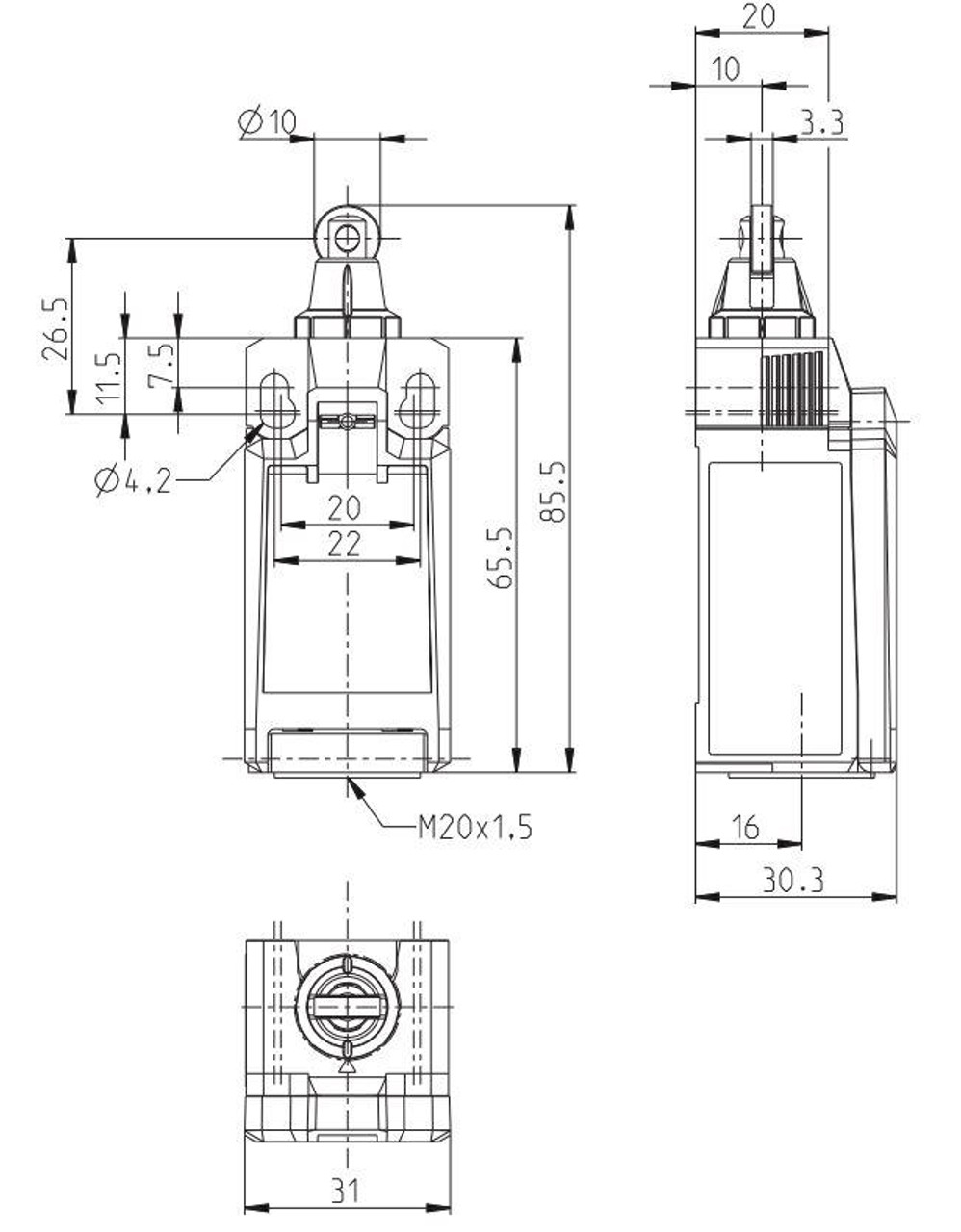 Nintendo Switch - ®️limitページ LEARNE 1pcs Stroke Limit Switch WLF6D2 WLF6GL WLF6G12-60