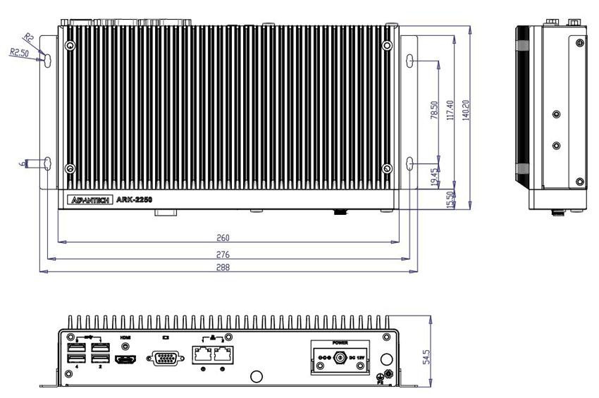 ARK-2250L-U3A2 Advantech Overstock