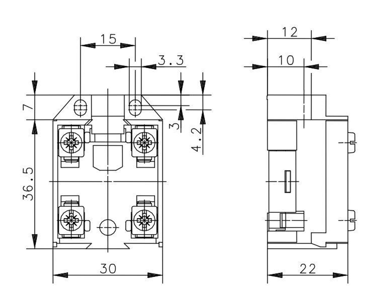 600.6101.036 Bernstein Switches, General - Accessory
