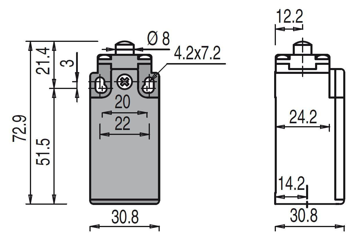 FR 501 Pizzato Limit/Position Switches