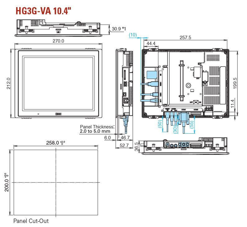 HG3G-VAXT22MF-B IDEC Operator Interfaces/HMI/Touchscreens