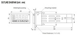 Temp Controller, 1/32 DIN (24x48mm), 100-240VAC