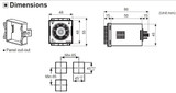 Timer, Power OFF Delay, 48x48mm, DIN, Minutes