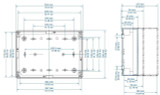 Enclosure, TK2518f, Polycarbonate, Trans Low