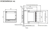 Temp Controller, 1/16 DIN (48x48mm), 100-240VAC