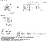 Rotary Encoder, Absolute, ‚Äö√Ñ√∂‚àö‚Ä†‚àö‚àÇ‚Äö√†√∂‚Äö√¢¬ß50mm, ‚Äö√Ñ√∂‚àö‚Ä†‚àö‚àÇ‚Äö√†√∂‚Äö√¢¬ß8mm Shaft, NPN