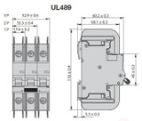 MCB, 2P, 277/480Y VAC, 125 VDC, C Curve, 20A 