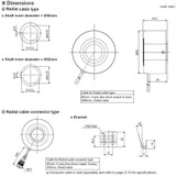 Rotary Encoder, ‚Äö√Ñ√∂‚àö‚Ä†‚àö‚àÇ‚Äö√†√∂‚Äö√¢¬ß80mm, ‚Äö√Ñ√∂‚àö‚Ä†‚àö‚àÇ‚Äö√†√∂‚Äö√¢¬ß30mm Shaft, 500PPR