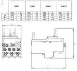 Contactor Accessory, Overload Relay, 3Pole, 7-10A