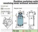 Limit Switch For Rotating Levers