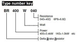 Brake Resistor, 300W, 70 Ohm