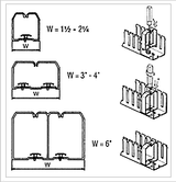 Wire Retainer, Duct Size 1.5 x 3", 20 per Pack
