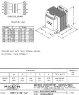 Transformer, 150VA, 6.25/1.30AMPS