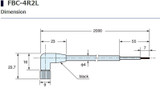 Fiber Optic Cable With M8 Connector, Straight