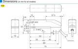 Photoelectric Mark Sensor, Through Beam, NPN