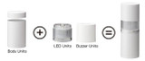 LED Unit, 7 Colors, Clear Lens, LR6, 24VDC