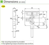 Photoelectric Sensor, Glass Water Detection, PNP