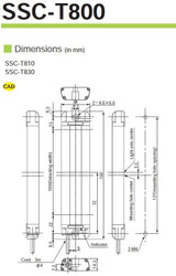 Sensor, Light Curtain, Through Beam, NPN