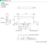 Fiber Optic Sensor, Through Beam, PNP