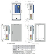 AC Drive, 100hp ND/VT, 3 Phase 500-600VAC w/DB