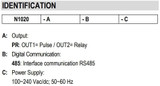 Temp. Controller, 1 Relay Out, 48x24 mm