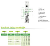 Mini Circuit Breaker, 2P, B-Curve, 50A, UL1077