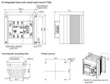 SSR, 3-Phase (2-Pole Control), Input 24VAC, 75A