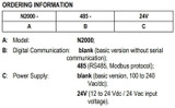 Process Controller, 4 Relays, 48x96 mm