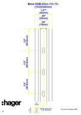 Wire Duct, Open Slot, Grey, 1 x 4‚Äö√Ñ√π (WxH)