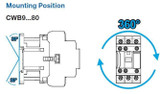 Contactor, IEC, 65A, 3 NO Pole, 208-240VAC Coil