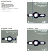 Motor Operator for MCCB, 230VAC/DC w/Lock 