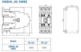Contactor, IEC, 40A, 3 NO Pole, 208-240VAC Coil