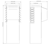 Heat Exchangers, Air-to-Air, 65W¬¨‚àûC/36W¬¨‚àûF, 230VAC