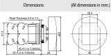 Pushbutton, ‚àö√≤30mm, Momentary, ‚àö√≤65mm Jumbo Mushroom