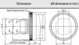 Pushbutton, ‚àö√≤30mm, Momentary, ‚àö√≤65mm Jumbo Mushroom