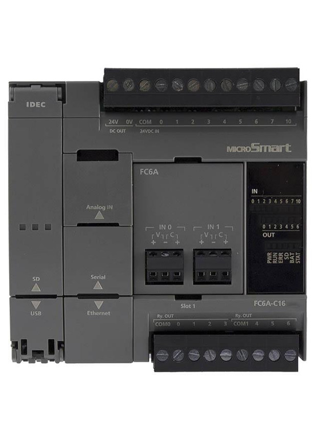 未使用　1個　IDEC FC6A-R161 16点リレー出力 PLC 0100df4d-bd24-4ba7-9a24-
