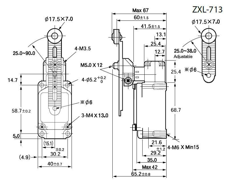 KXL-703 Kacon Limit/Position Switches
